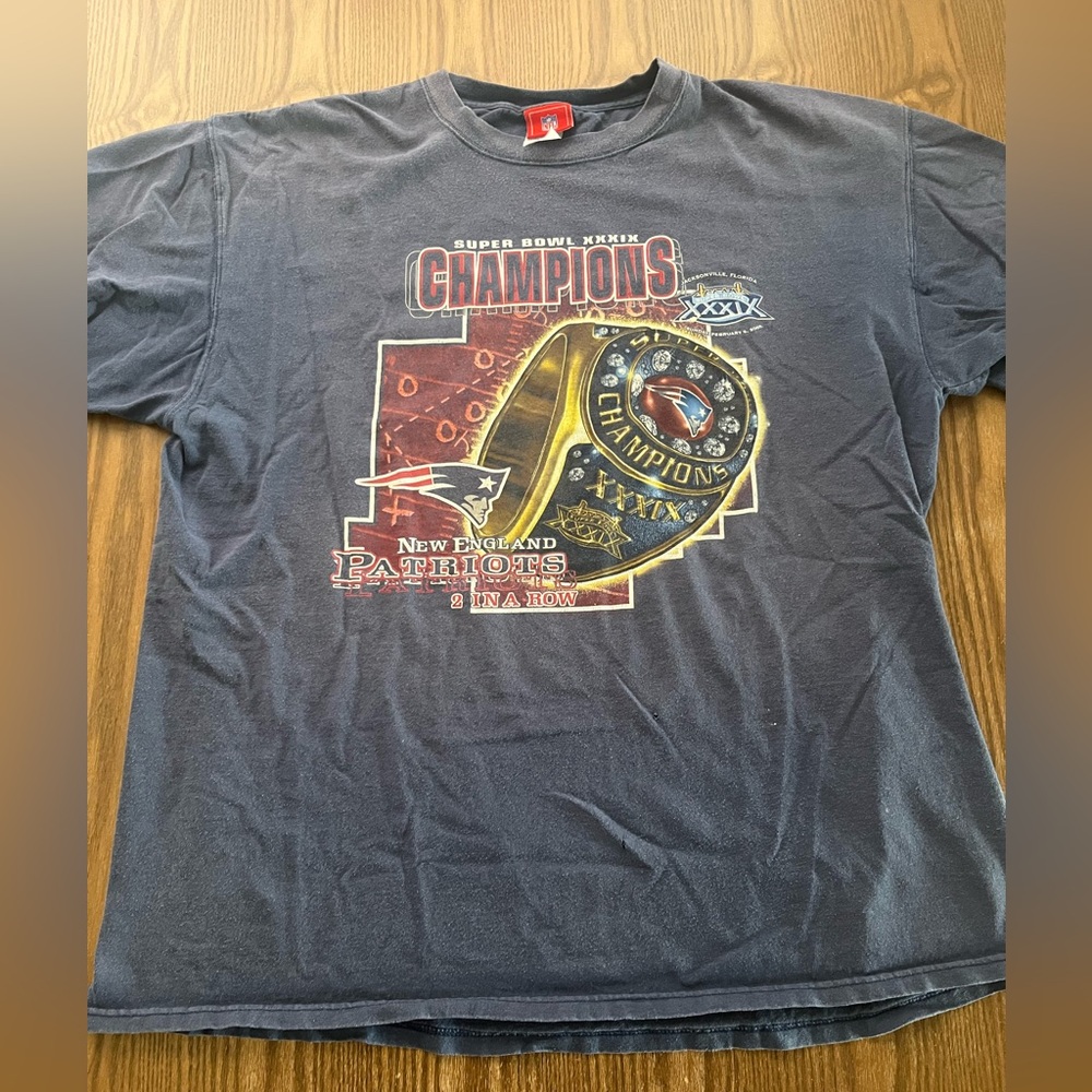 New England Patriots Super Bowl tee size XL